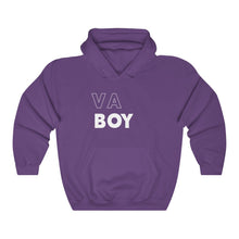 Load image into Gallery viewer, VA Boy White Hooded Sweatshirt