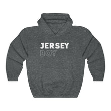Load image into Gallery viewer, Jersey Boy White Hooded Sweatshirt