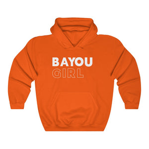 Bayou Girl White Hooded Sweatshirt
