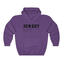 Load image into Gallery viewer, Jersey Boy Black Hooded Sweatshirt