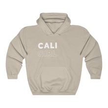 Load image into Gallery viewer, Cali Girl White Hooded Sweatshirt