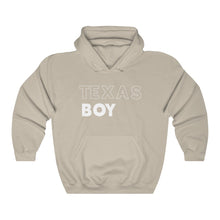 Load image into Gallery viewer, Texas Boy White Hooded Sweatshirt