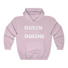 Load image into Gallery viewer, Queen From Queens White Hooded Sweatshirt