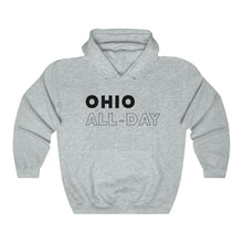 Load image into Gallery viewer, Ohio All-Day Black Hooded Sweatshirt