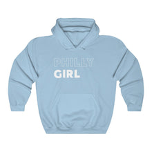 Load image into Gallery viewer, Philly Girl White Hooded Sweatshirt