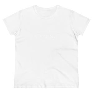 Black Woman Healing Midweight Cotton Tee