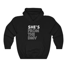 Load image into Gallery viewer, She's From the DMV Unisex Heavy Blend™ Hooded Sweatshirt