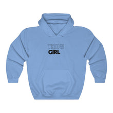 Load image into Gallery viewer, Trini Girl Black Hooded Sweatshirt