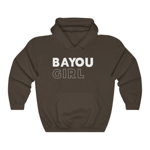 Bayou Girl White Hooded Sweatshirt