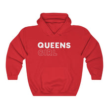 Load image into Gallery viewer, Queens Girl White Hooded Sweatshirt