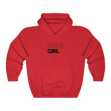 Load image into Gallery viewer, Trini Girl Black Hooded Sweatshirt