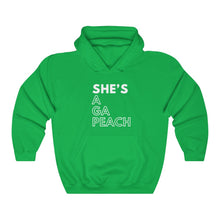 Load image into Gallery viewer, She's A GA Peach Unisex Heavy Blend™ Hooded Sweatshirt