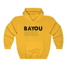 Load image into Gallery viewer, Bayou Girl Black Hooded Sweatshirt