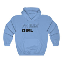 Load image into Gallery viewer, Philly Girl Black Hooded Sweatshirt