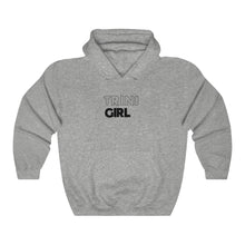 Load image into Gallery viewer, Trini Girl Black Hooded Sweatshirt