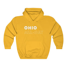 Load image into Gallery viewer, Ohio All-Day White Hooded Sweatshirt
