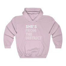 Load image into Gallery viewer, She's From the District Unisex Heavy Blend™ Hooded Sweatshirt