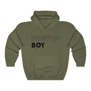 Boston Boy Black Hooded Sweatshirt