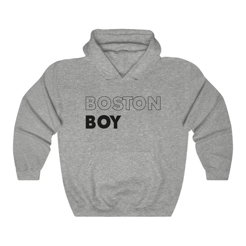 Boston Boy Black Hooded Sweatshirt