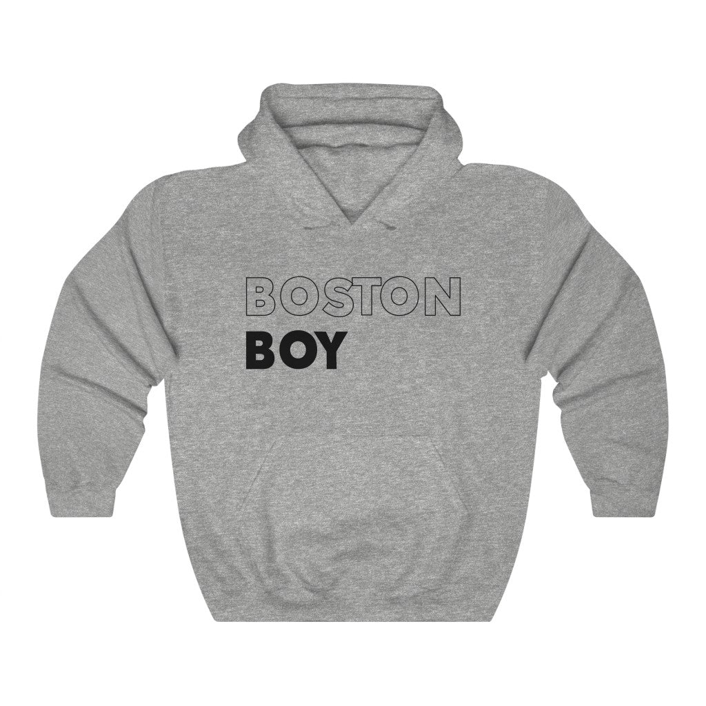 Boston Boy Black Hooded Sweatshirt
