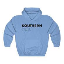Load image into Gallery viewer, Southern Girl Black Hooded Sweatshirt