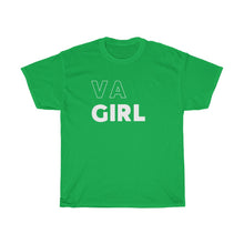 Load image into Gallery viewer, VA Girl White Unisex Heavy Cotton Tee