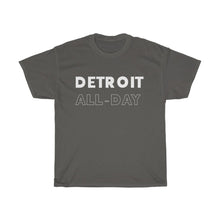 Load image into Gallery viewer, Detroit All-Day White Unisex Heavy Cotton Tee