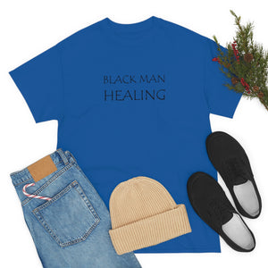 Black Man Healing Unisex Heavy Cotton Tee