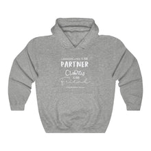 Load image into Gallery viewer, Communication, Clarity White Hooded Sweatshirt
