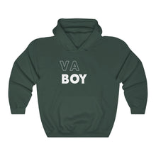 Load image into Gallery viewer, VA Boy White Hooded Sweatshirt