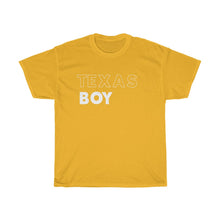 Load image into Gallery viewer, Texas Boy White Unisex Heavy Cotton Tee