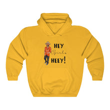 Load image into Gallery viewer, Hey Girl Heey! Black Logo Hooded Sweatshirt
