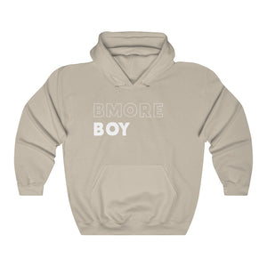 BMore Boy White Hooded Sweatshirt