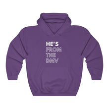 Load image into Gallery viewer, He's From the DMV Unisex Heavy Blend™ Hooded Sweatshirt
