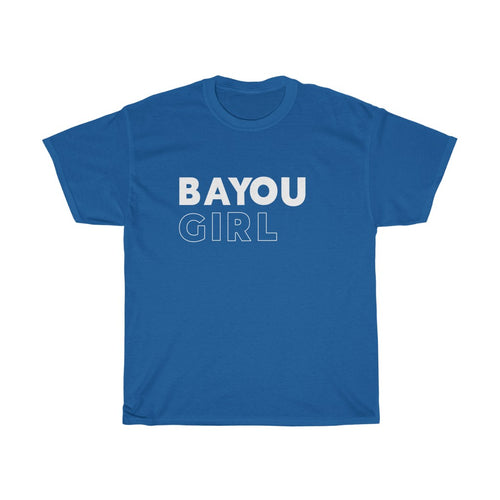 Bayou Girl White Unisex Heavy Cotton Tee